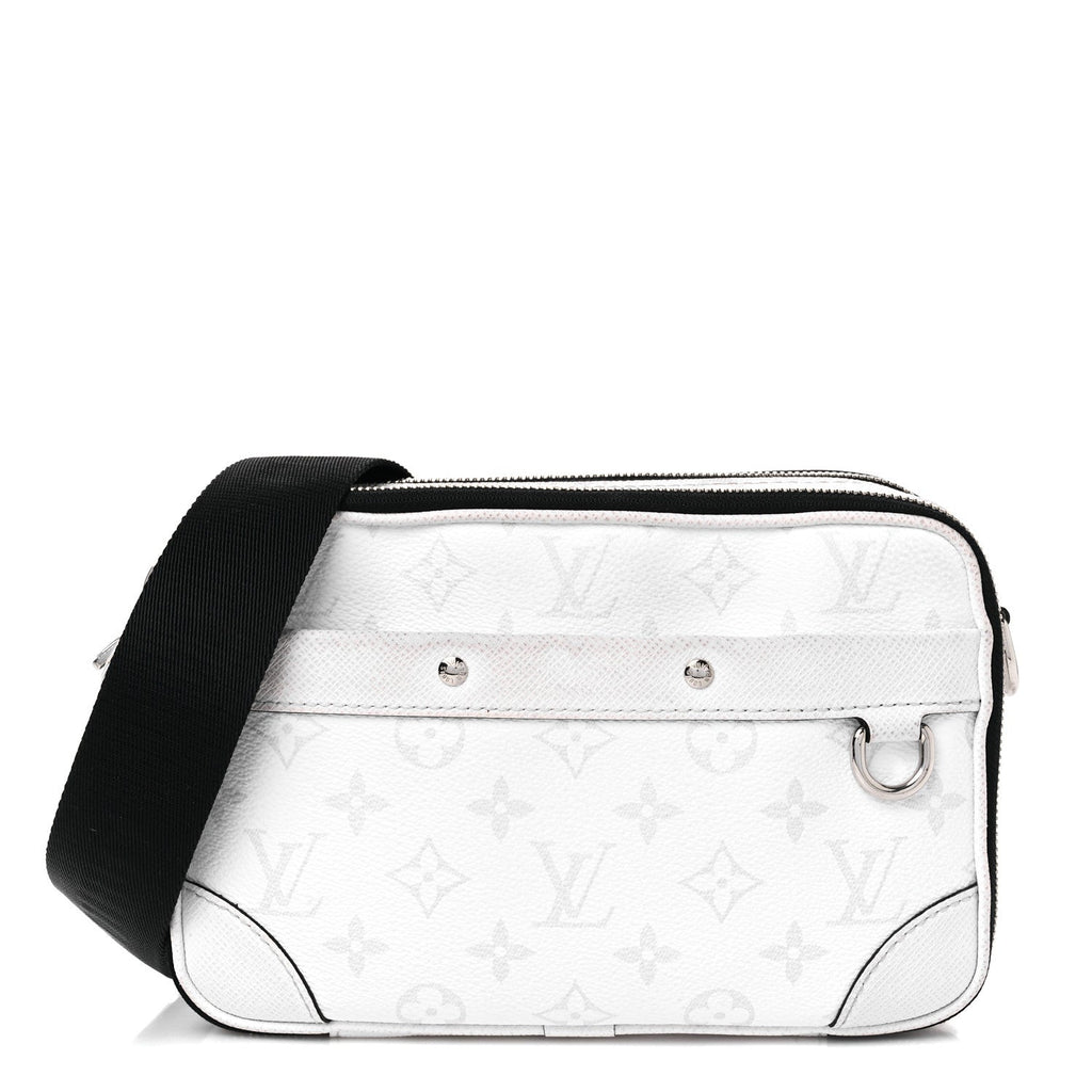 Taiga Monogram Alpha Messenger Optic White