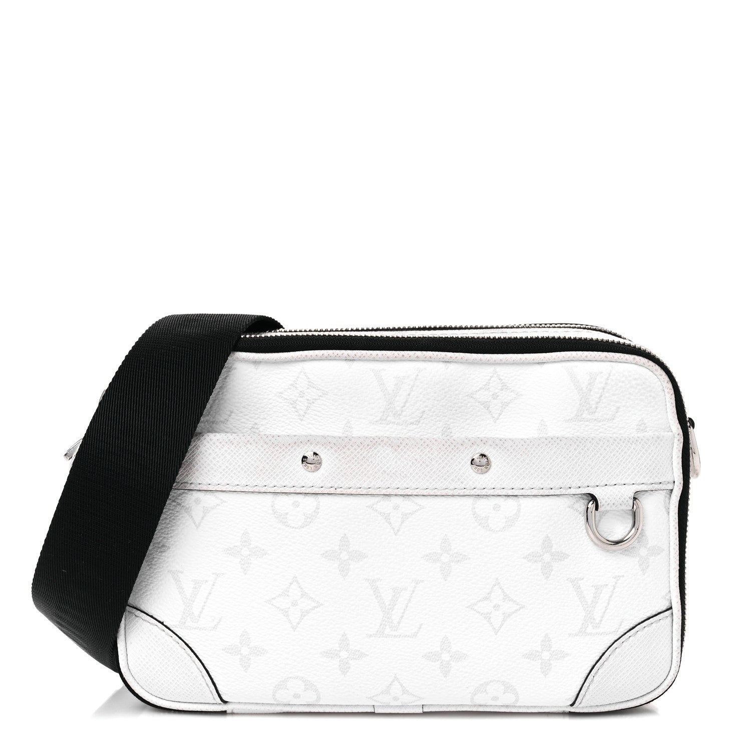Taiga Monogram Alpha Messenger Optic White