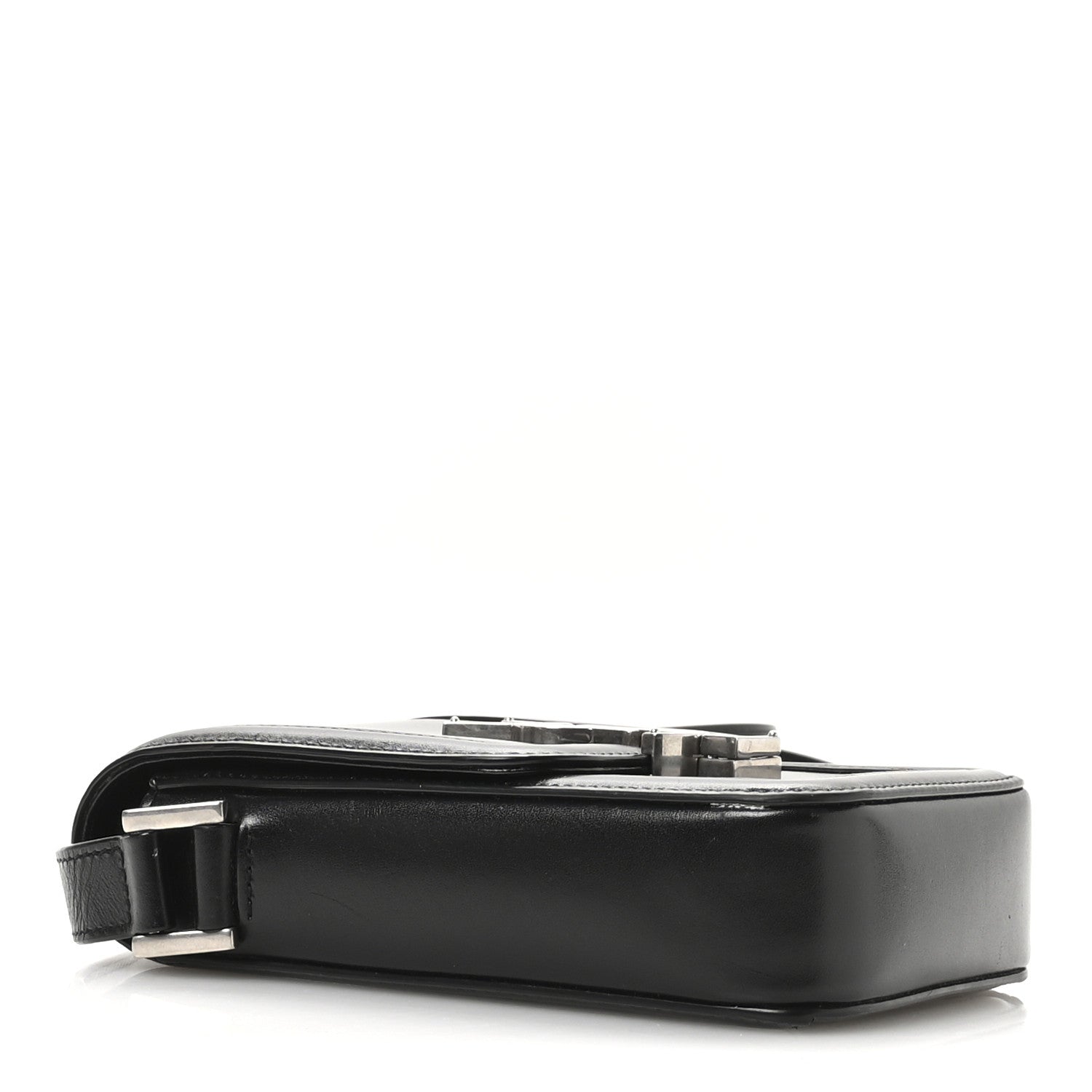 Smooth Calfskin Mini Solferino Satchel Black