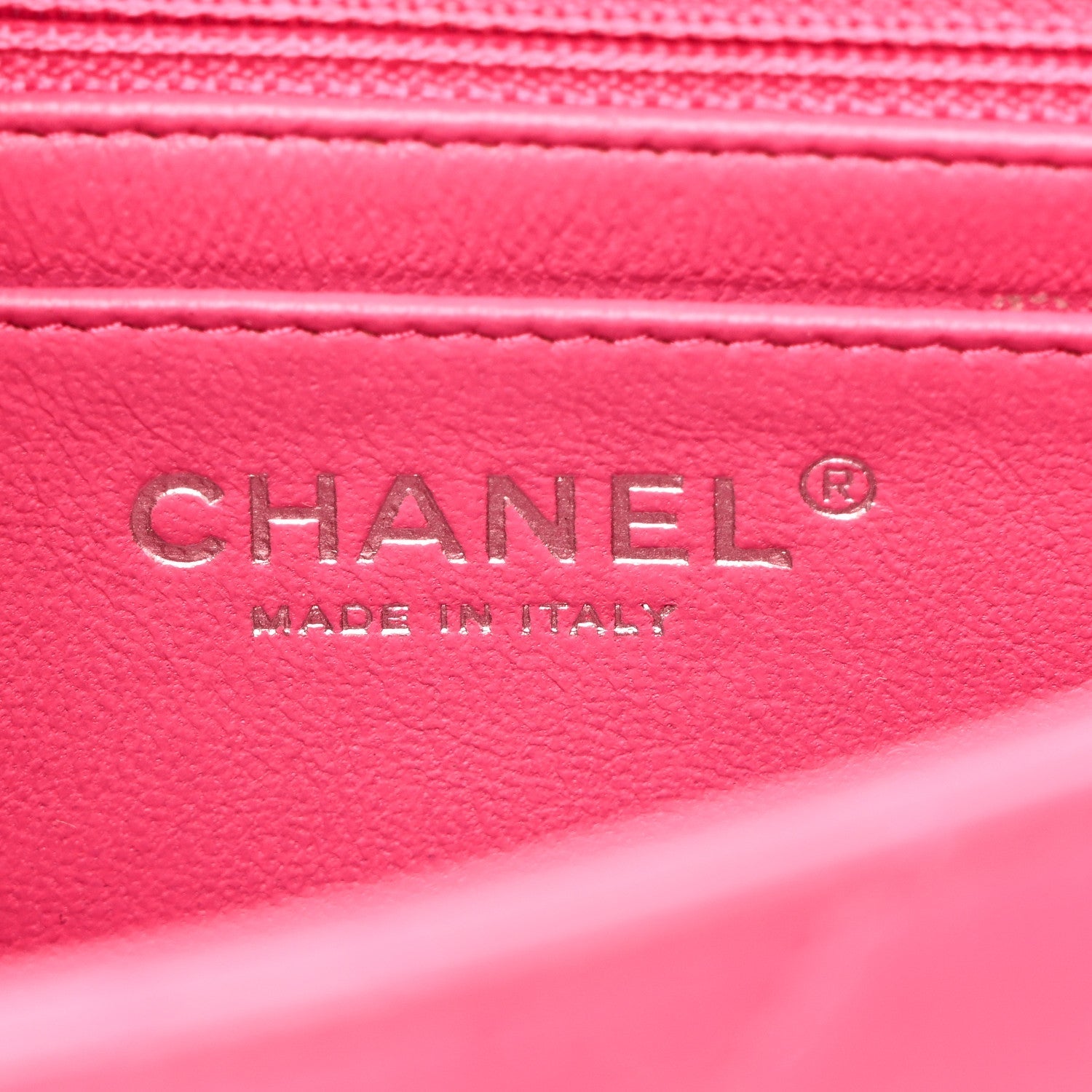 Lambskin Quilted Mini Square Flap Pink