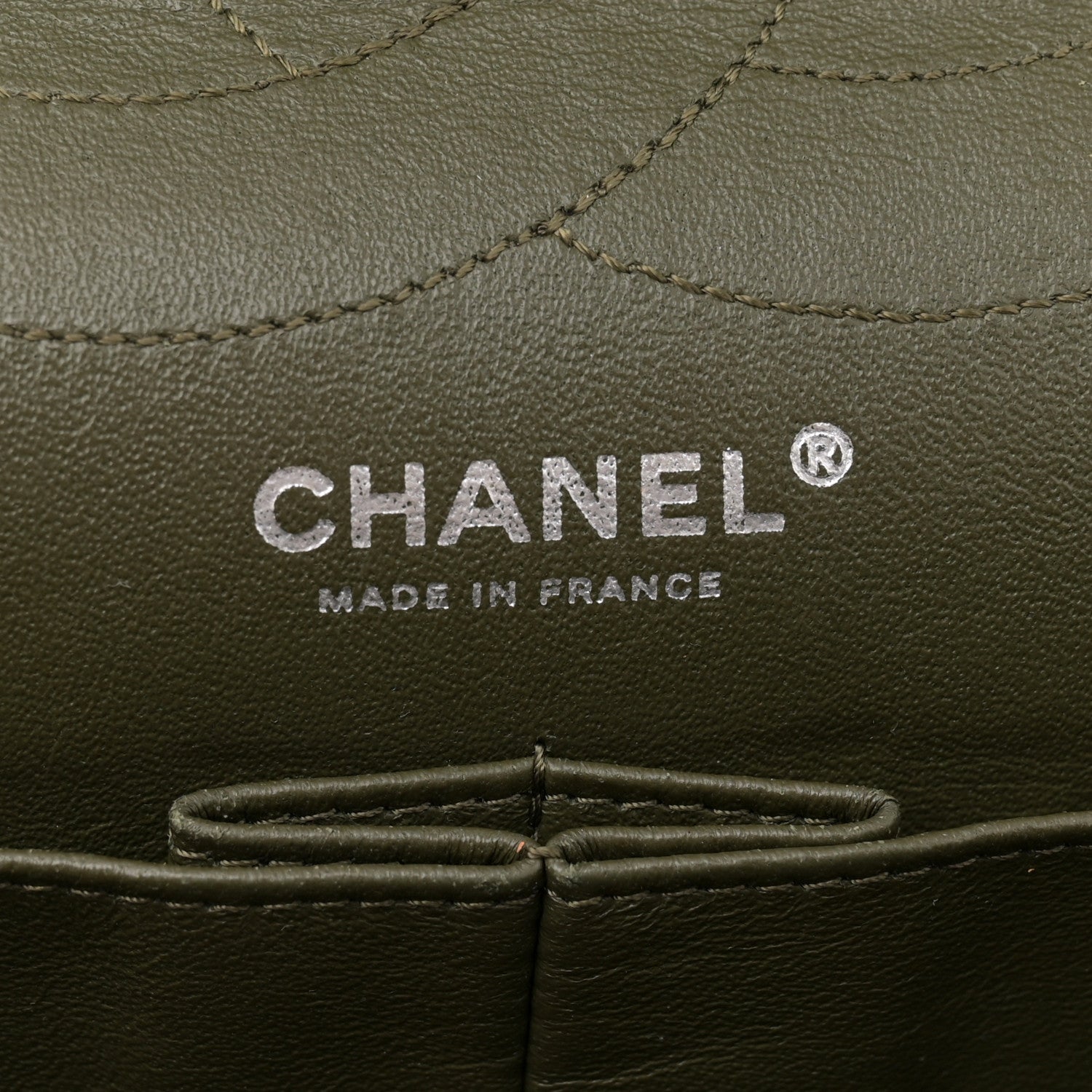 Aged Calfskin Quilted 2.55 Reissue 227 Flap Dark Green