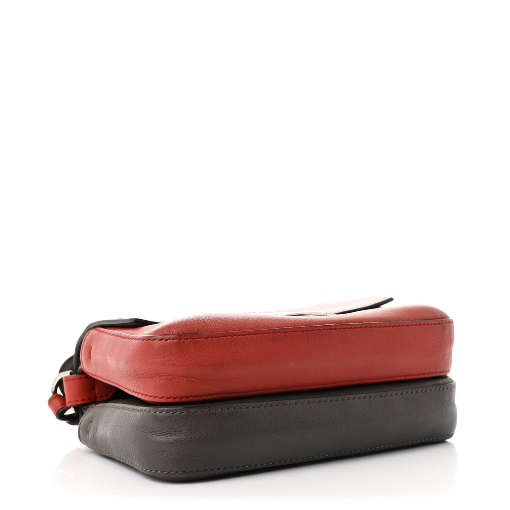 Vitello Dolce Flowerland Bi-Color Studded Micro Double Baguette Bloody Mary Carbone