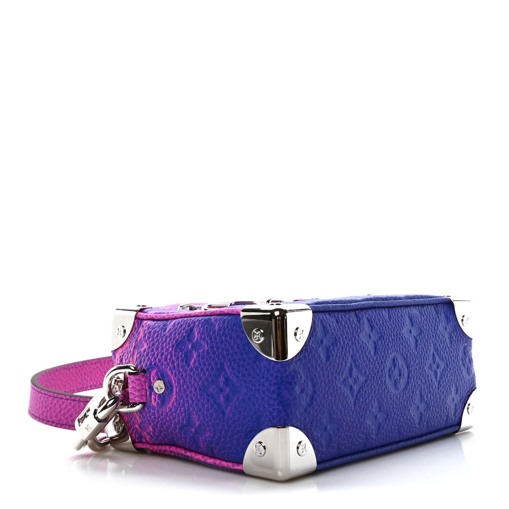 Taurillon Illusion Mini Soft Trunk Bleu Rose