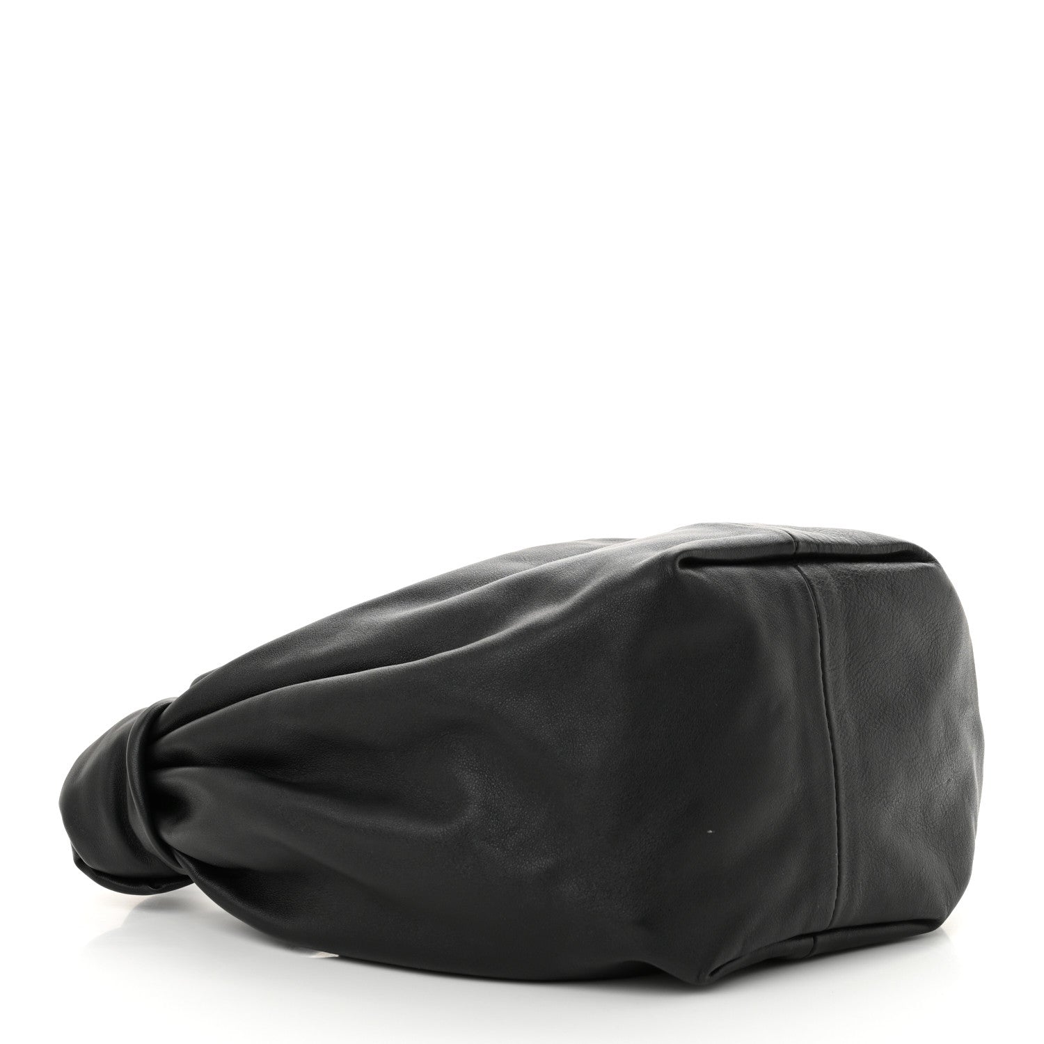 Calfskin Teen Double Knot Hobo Black