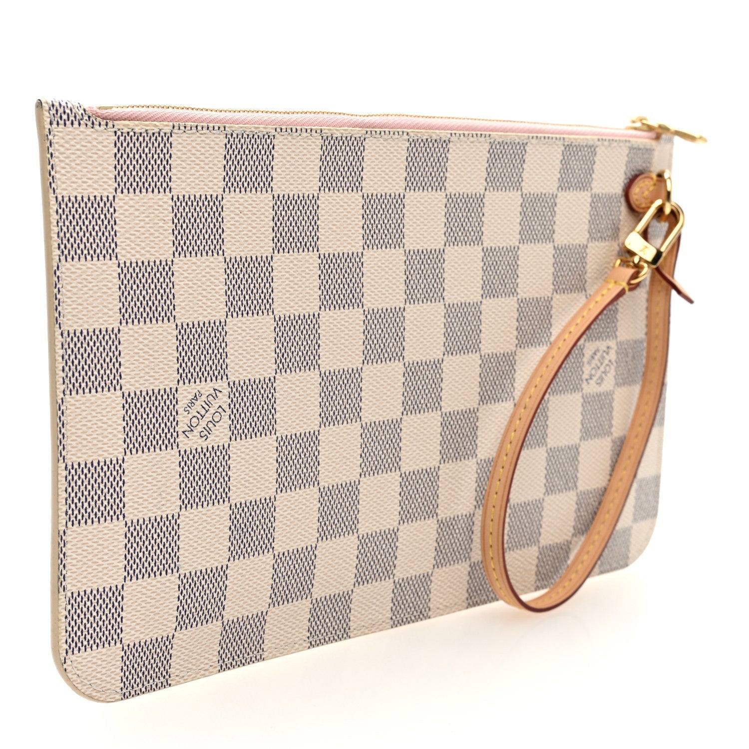 Damier Azur Neverfull MM GM Pochette Rose Ballerine