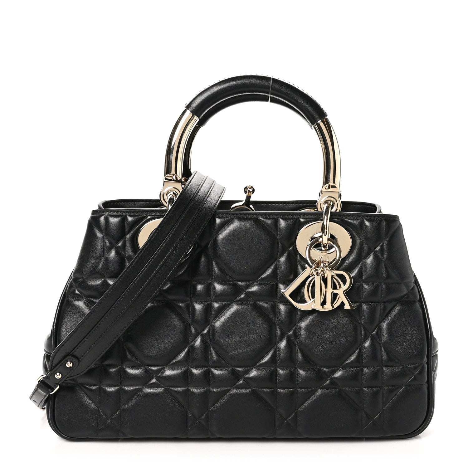 Calfskin Cannage Medium The Lady 95.22 Black