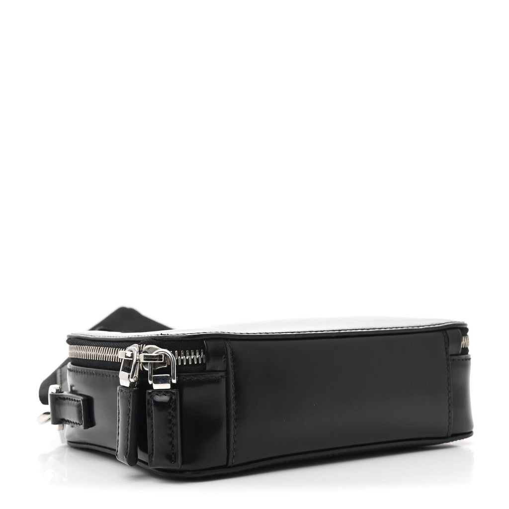 Spazzolato Small Brique Crossbody Bag Black