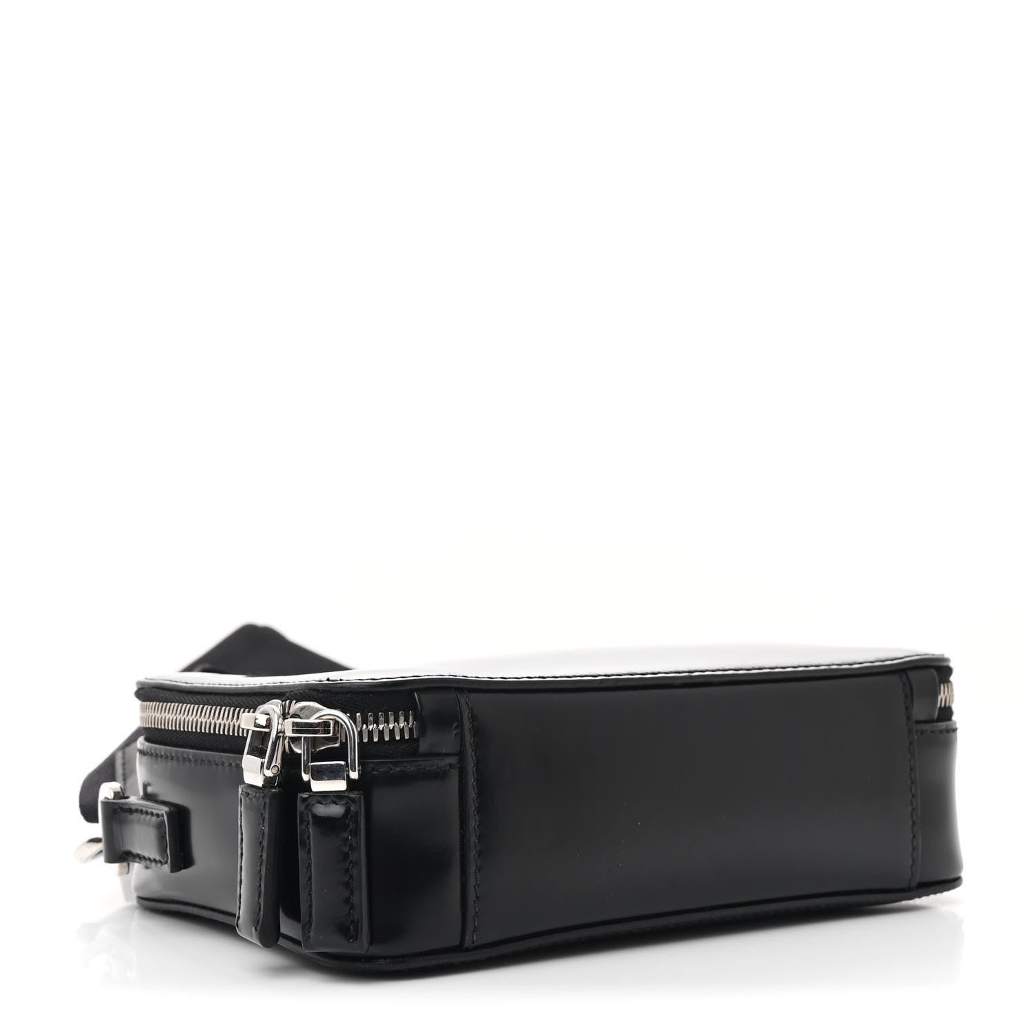 Spazzolato Small Brique Crossbody Bag Black