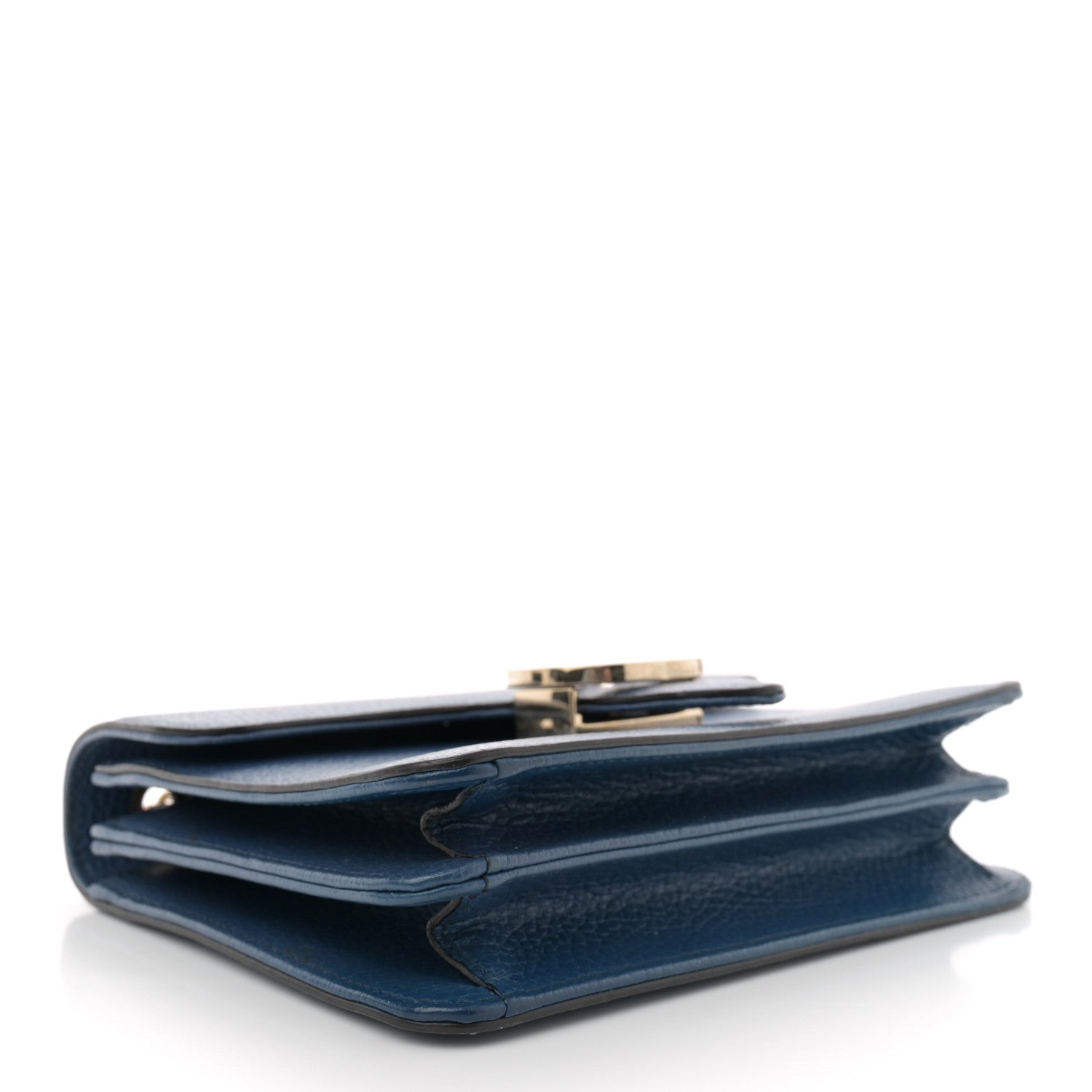 Dollar Calfskin Small Interlocking G Shoulder Bag Caspian