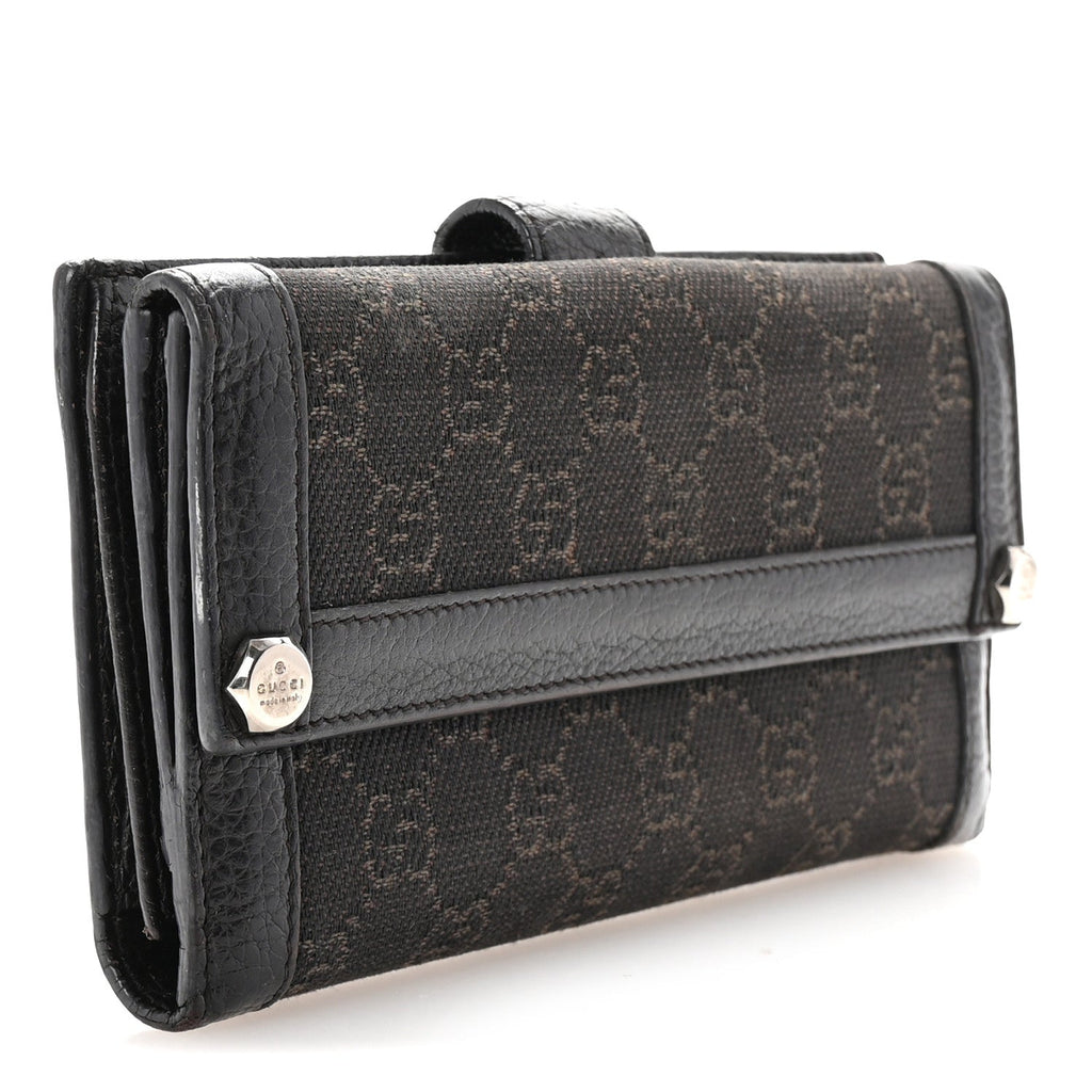Monogram Continental Charmy Wallet Black