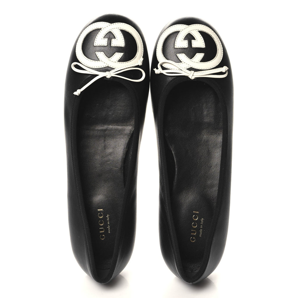 Malaga Kid Jarret Ballet Flats 37.5 Black White