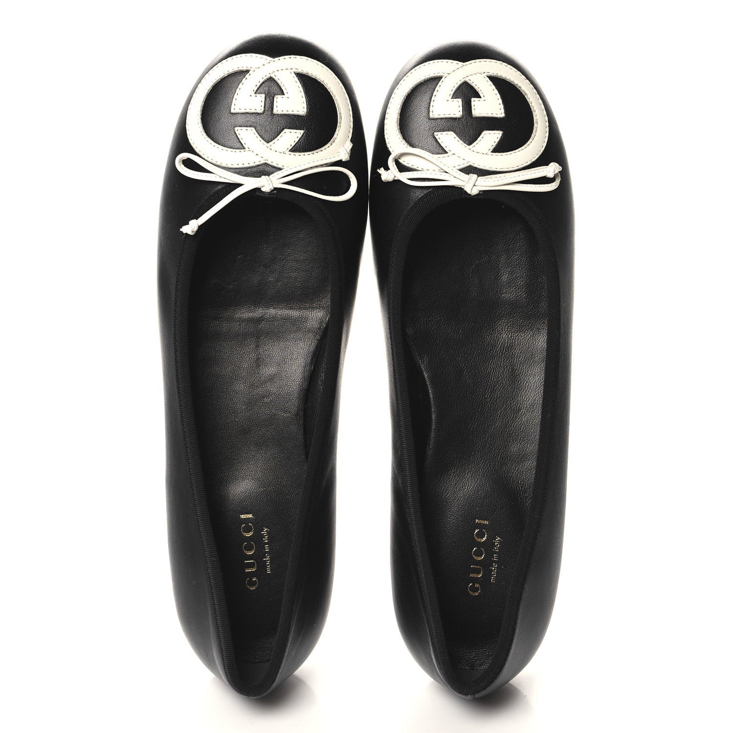 Malaga Kid Jarret Ballet Flats 37.5 Black White