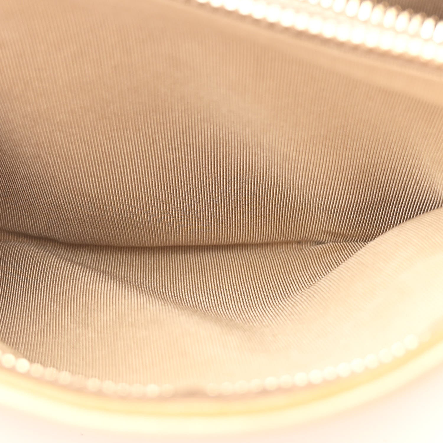 Metallic Calfskin Quilted Waist Bag Gold
