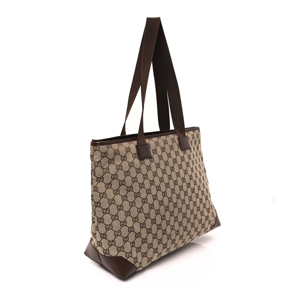 Monogram Tote Bag Brown
