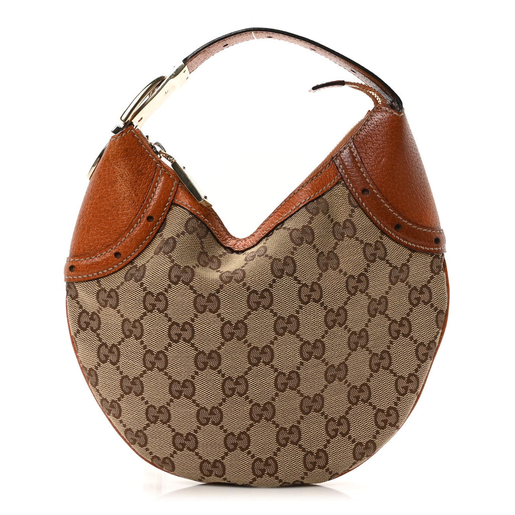 Monogram Mini Glam Hobo Tan