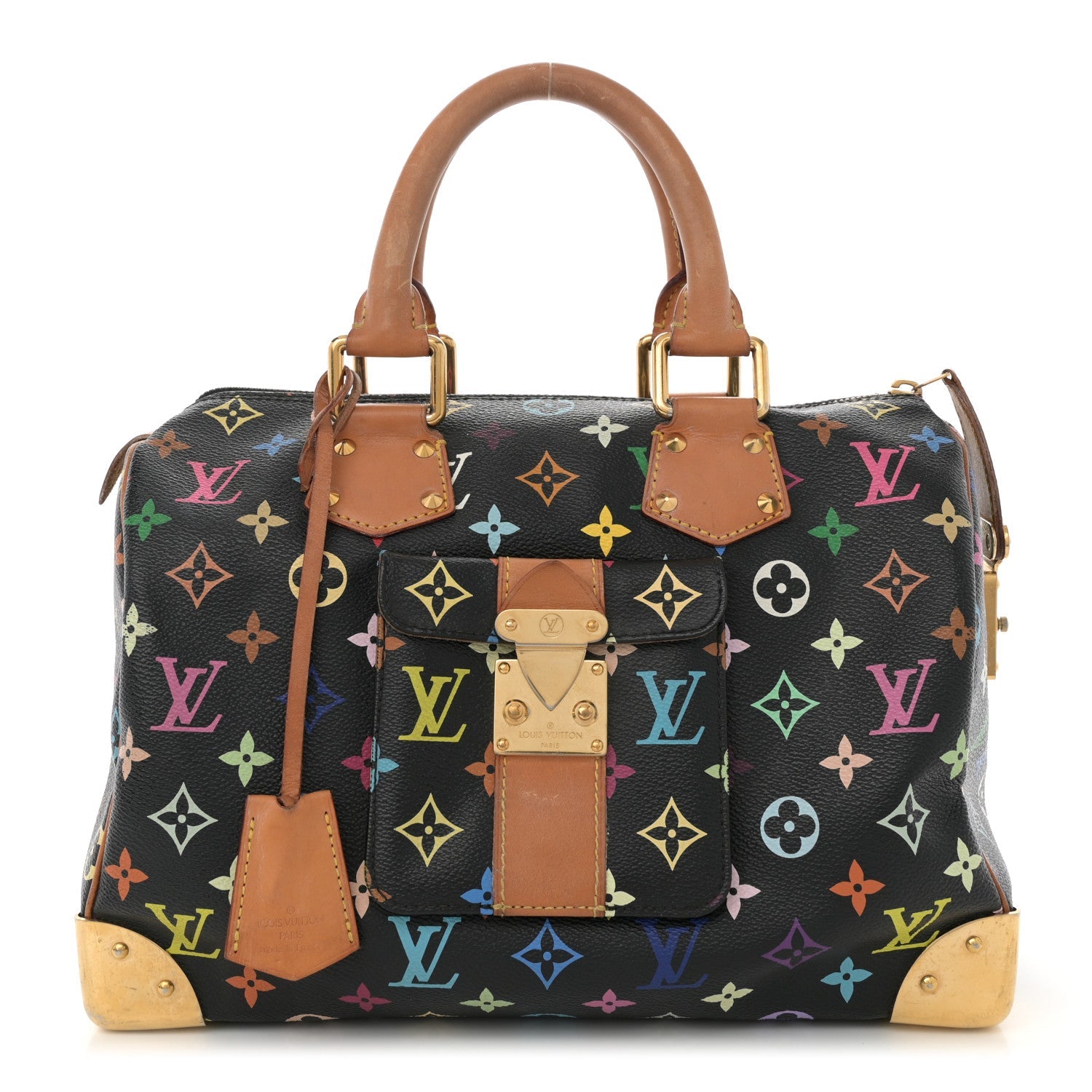 Monogram Multicolor Speedy 30 Black