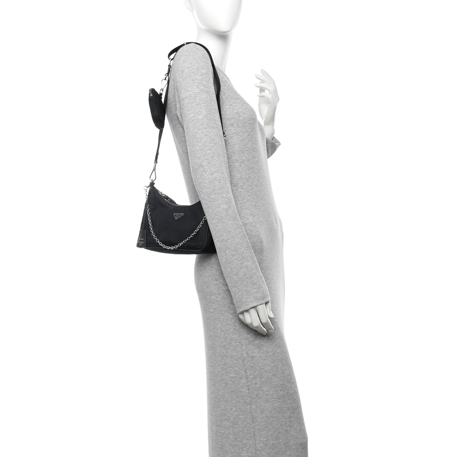 Nylon Re-Edition 2005 Shoulder Bag Black