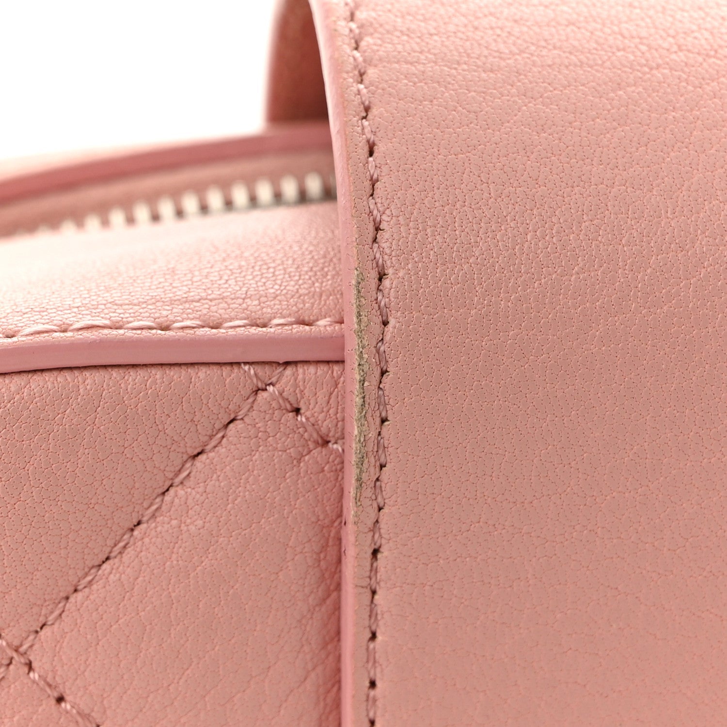 Lambskin Quilted Mini CC Box Camera Bag Pink