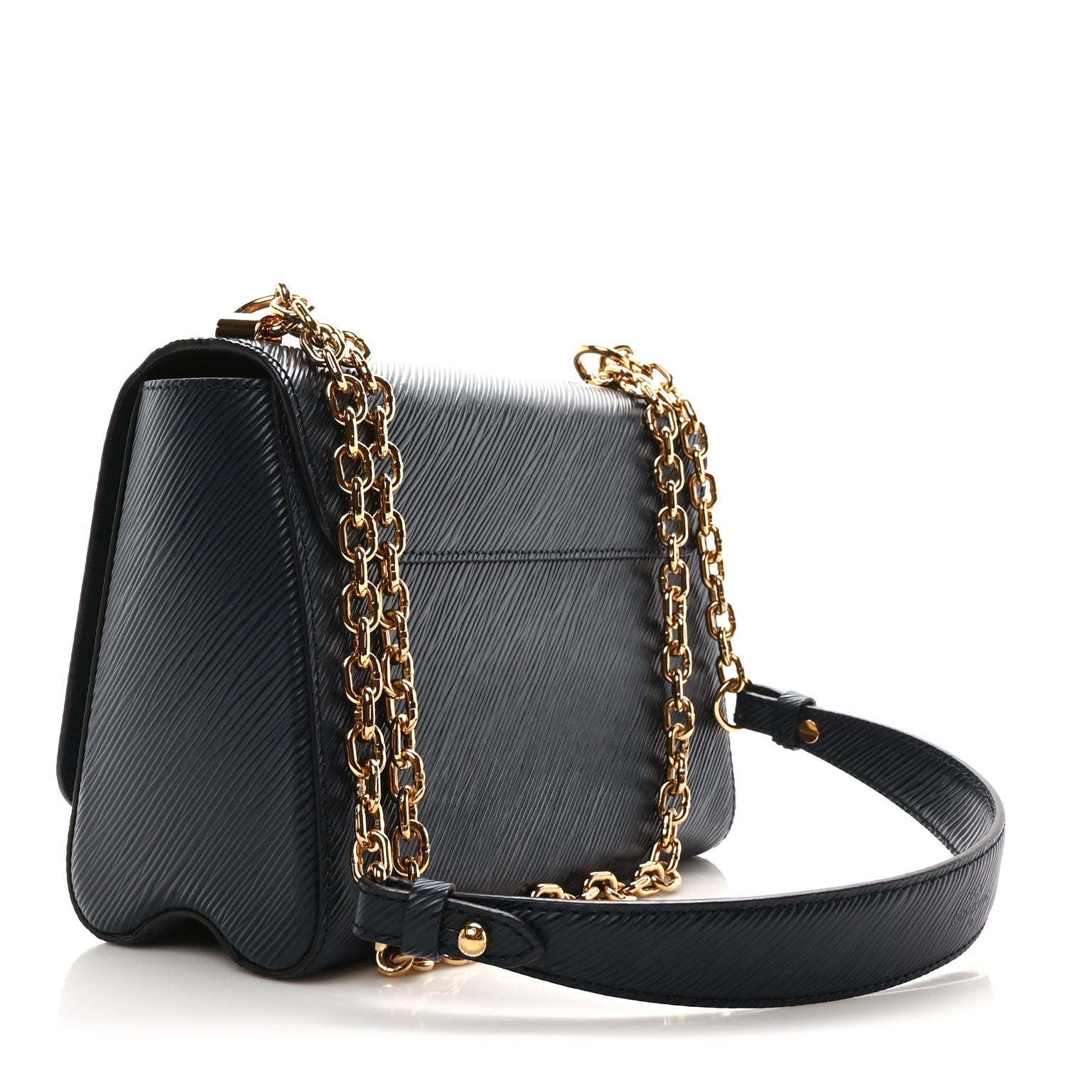 Epi Twist Shoulder Bag MM Indigo
