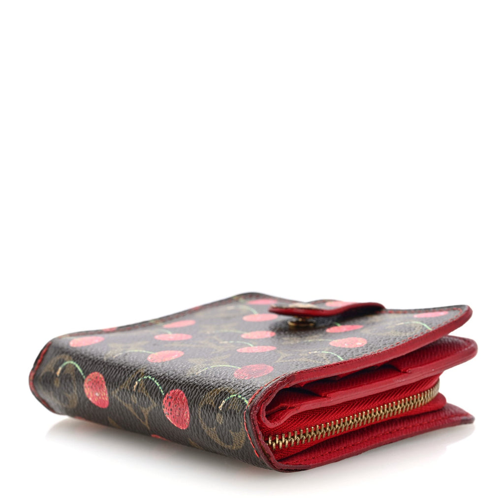 Monogram Cerises Compact Zippe Wallet