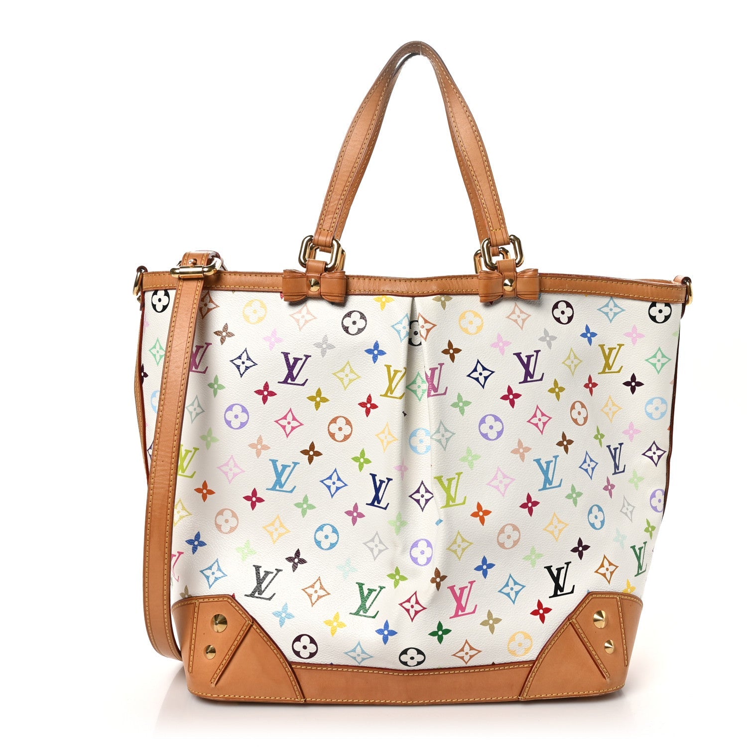 Monogram Multicolor Sharleen GM White