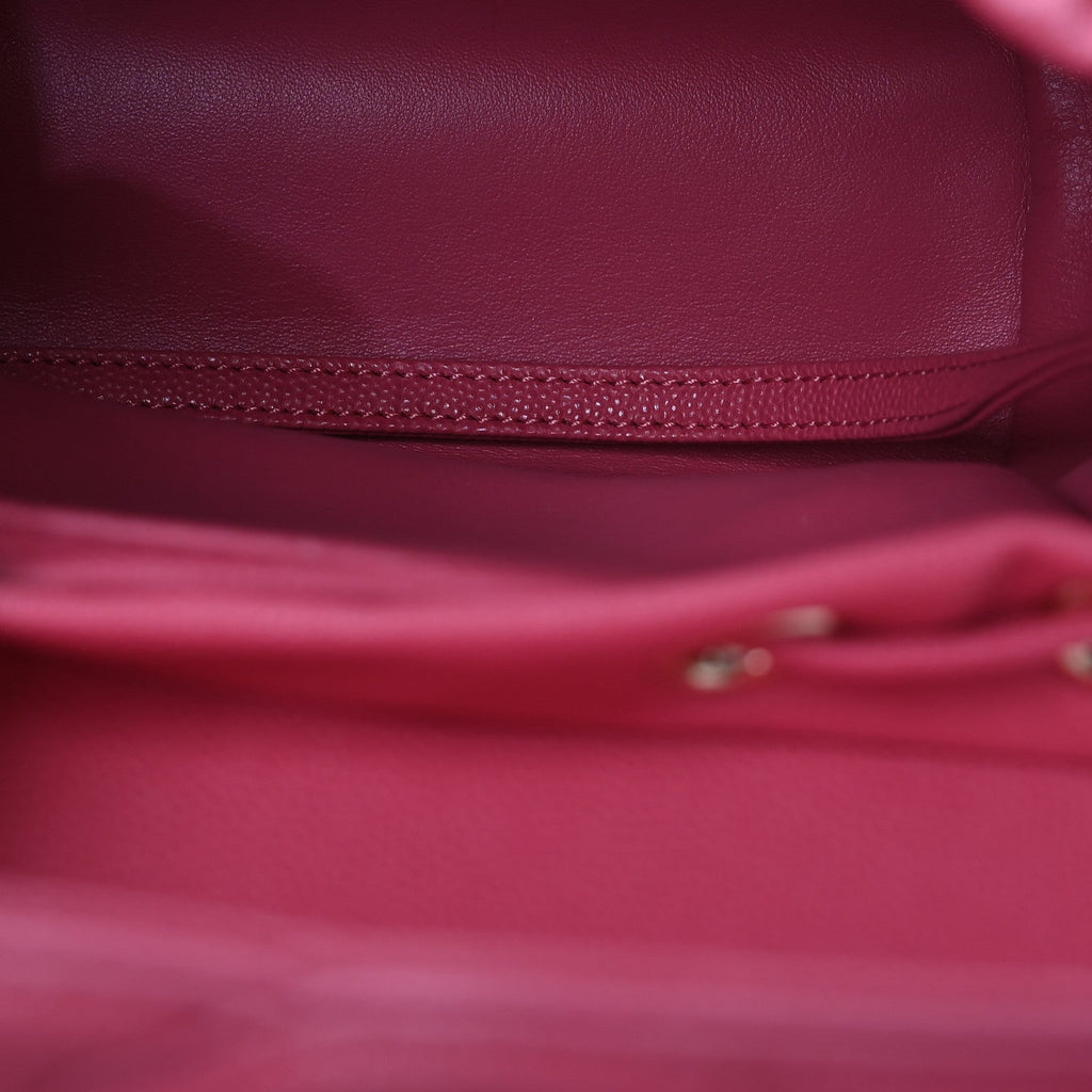 Caviar Quilted Small Filigree Backpack Pink