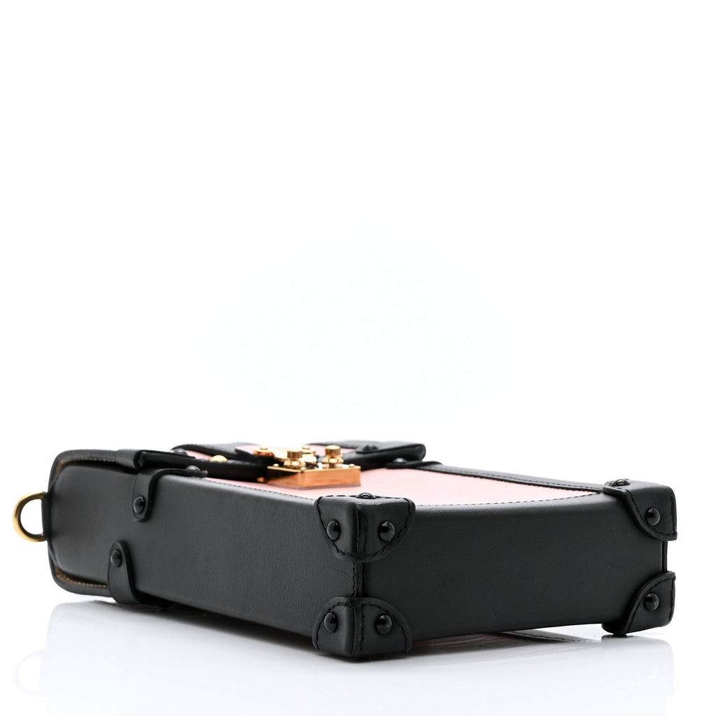 Epi Pochette Trunk Verticale Rose Ballerine