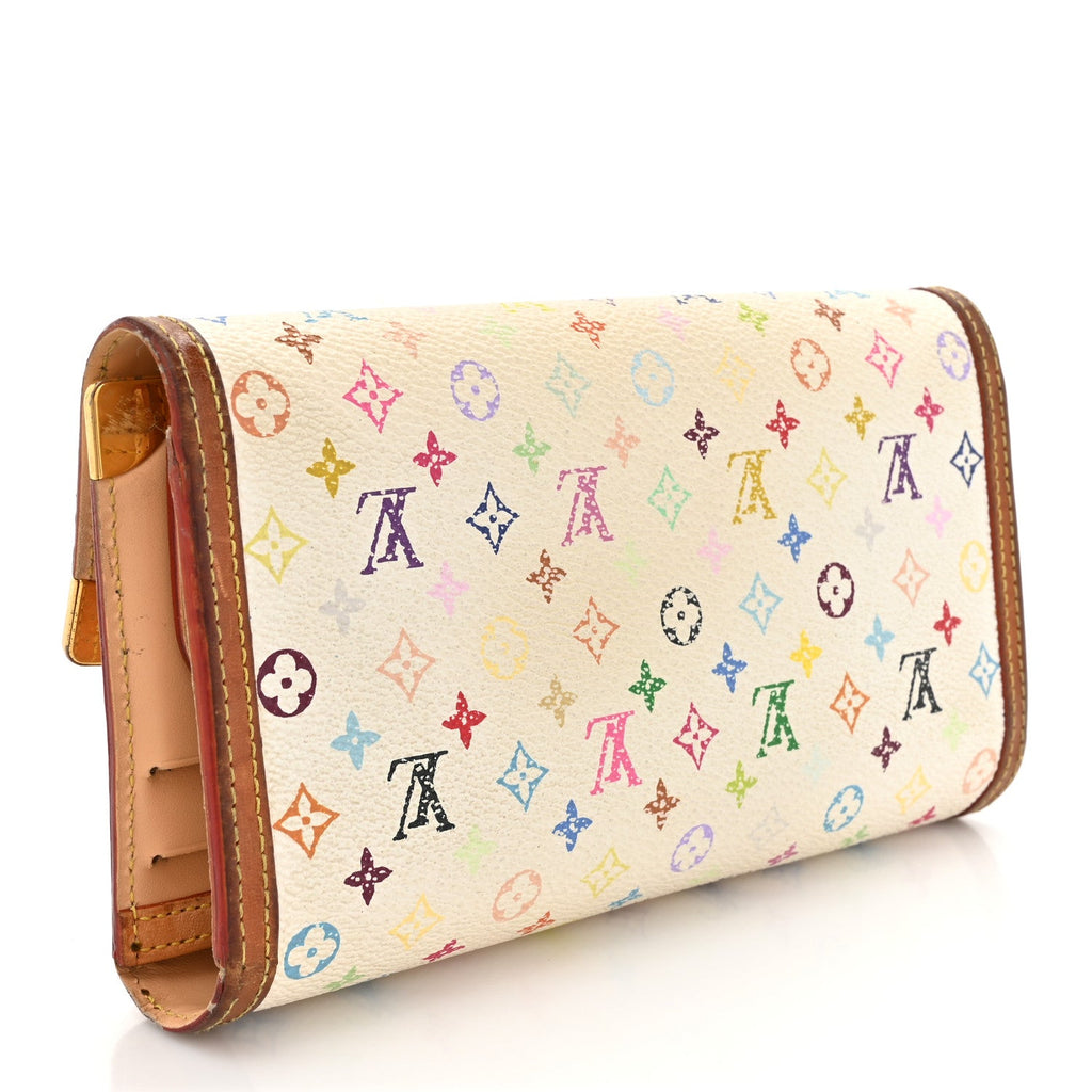 Monogram Multicolor Porte Tresor International Wallet White
