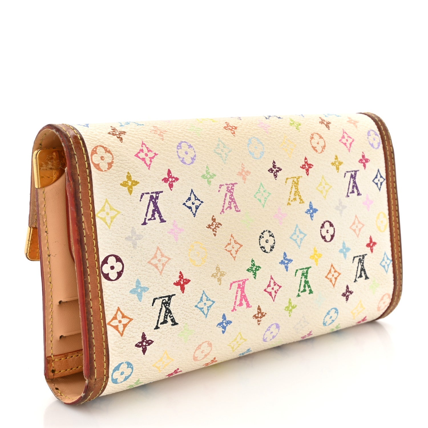 Monogram Multicolor Porte Tresor International Wallet White