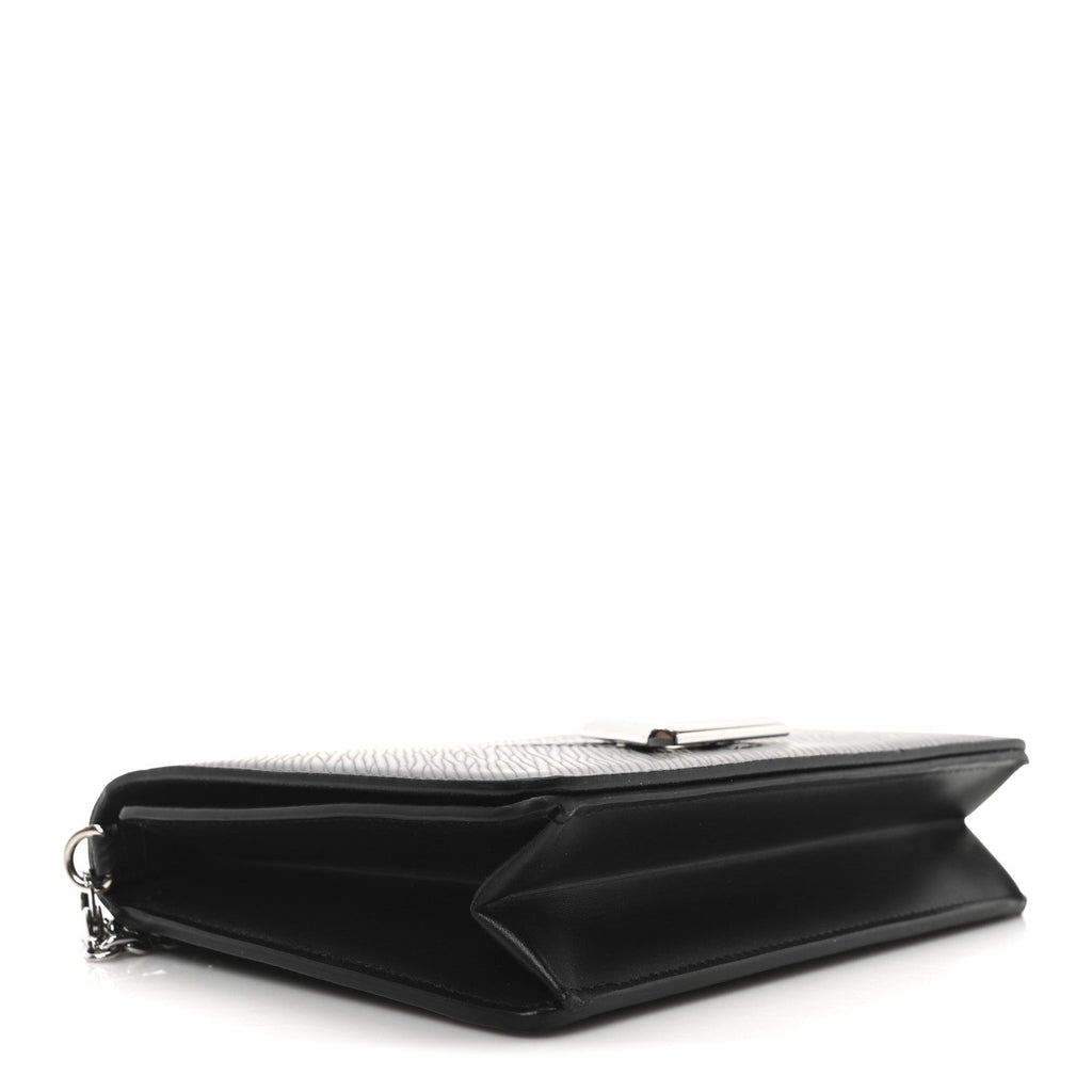 Epi Twist Chain Wallet Black