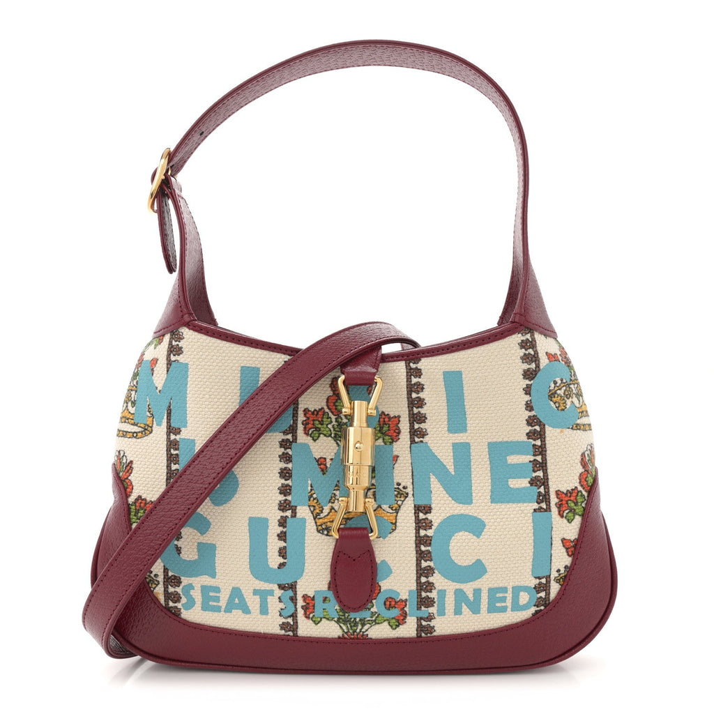 Canvas Calfskin 100 Centennial Music Small Jackie 1961 Hobo Ivory Red