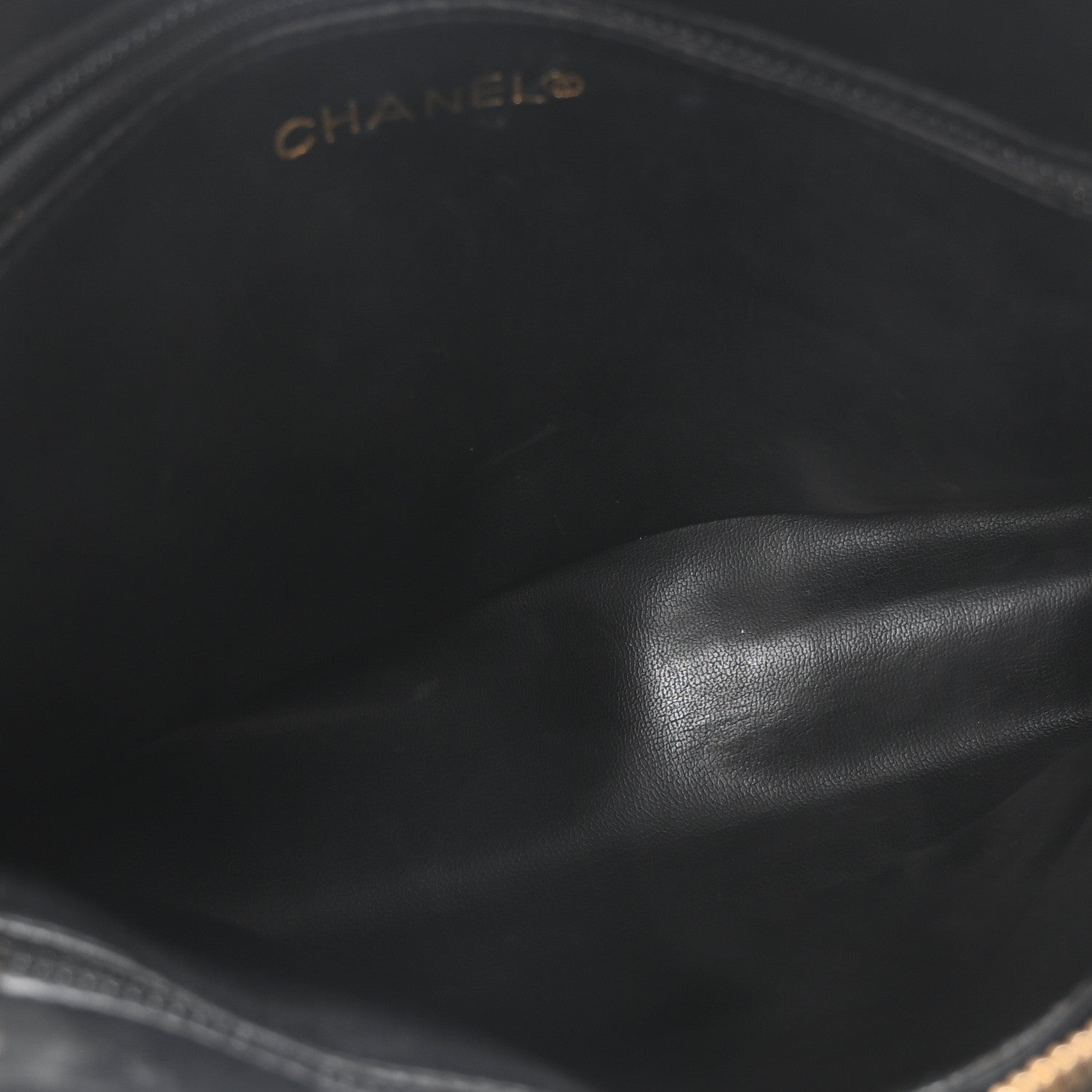 Caviar Quilted Shoulder Bag Black