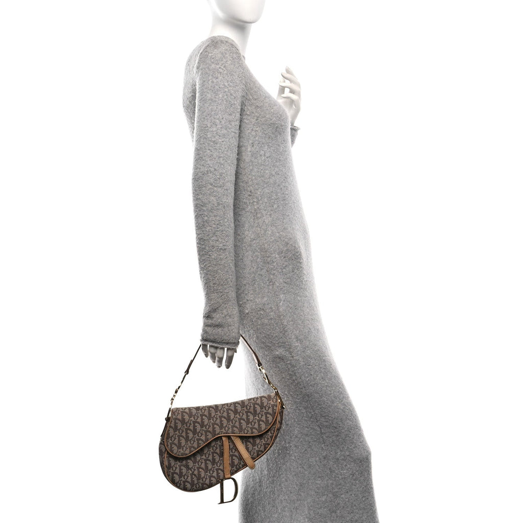 Monogram Saddle Bag Brown