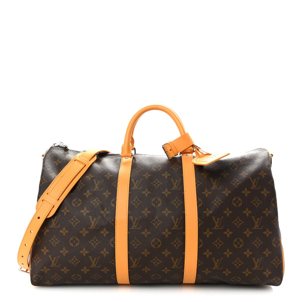 Monogram Macassar Keepall Bandouliere 50 Safran Yellow