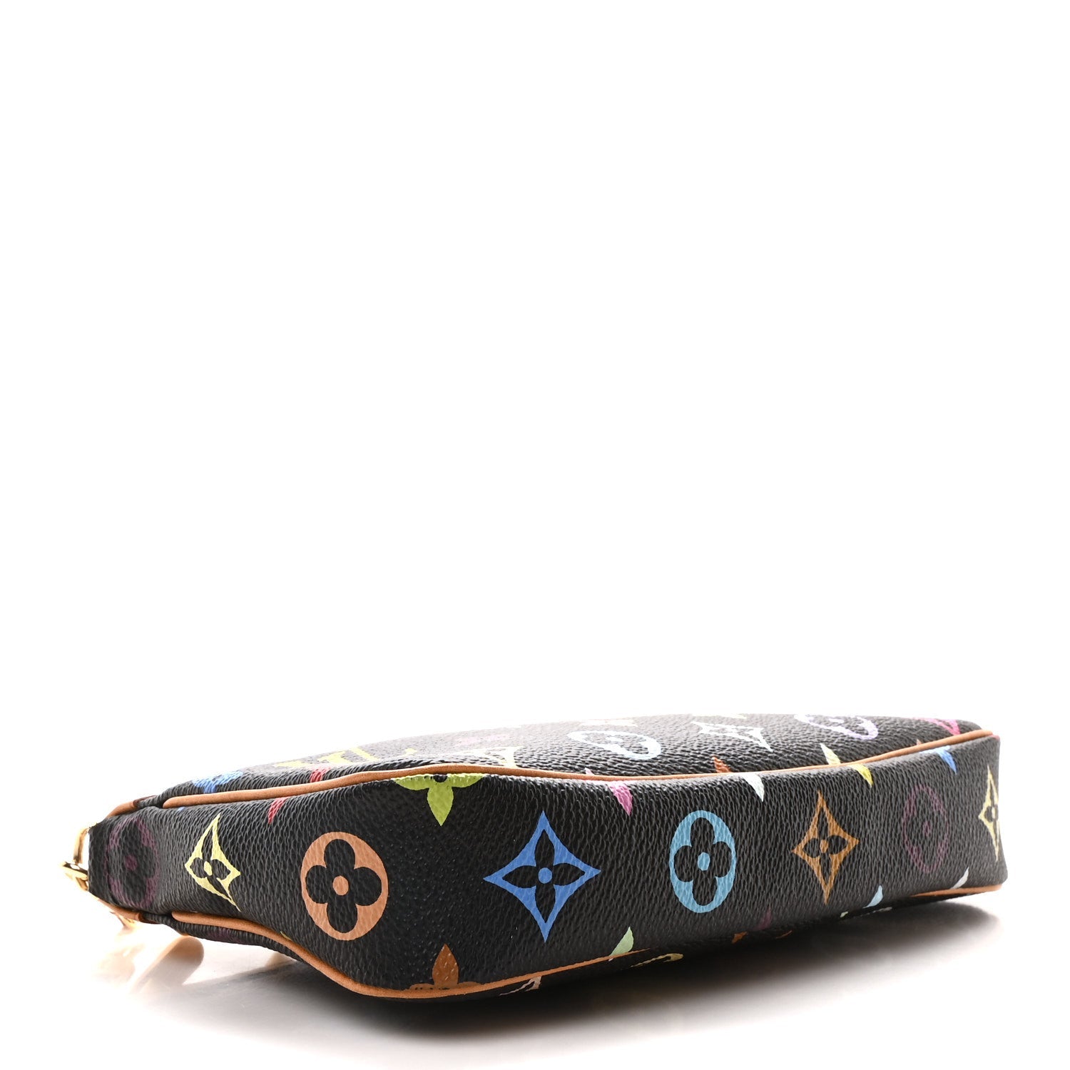 Monogram Multicolor Pochette Accessories Black