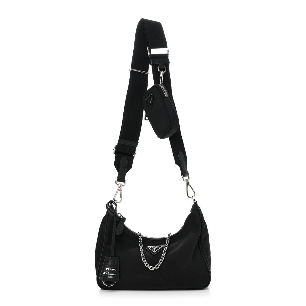 Nylon Re-Edition 2005 Shoulder Bag Black