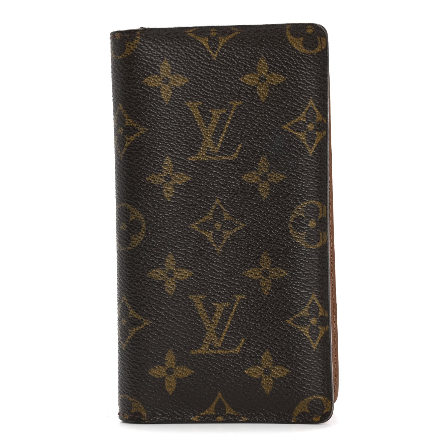 Monogram Checkbook Holder Case Wallet