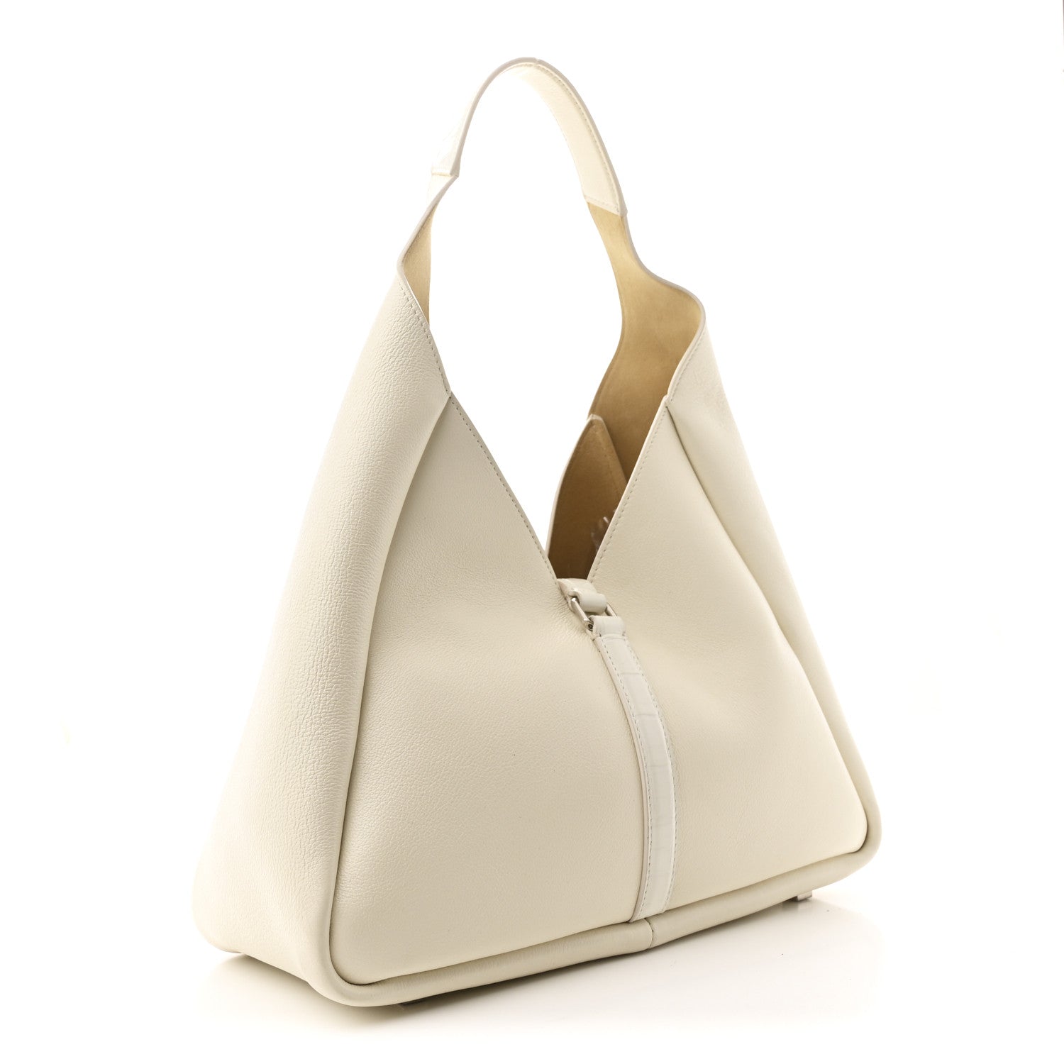 Calfskin Medium G-Lock Hobo Natural Beige