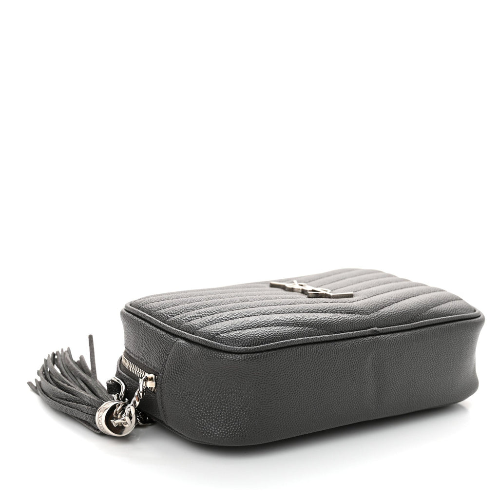 Grain De Poudre Matelasse Monogram Mini Lou Camera Bag Asphalt