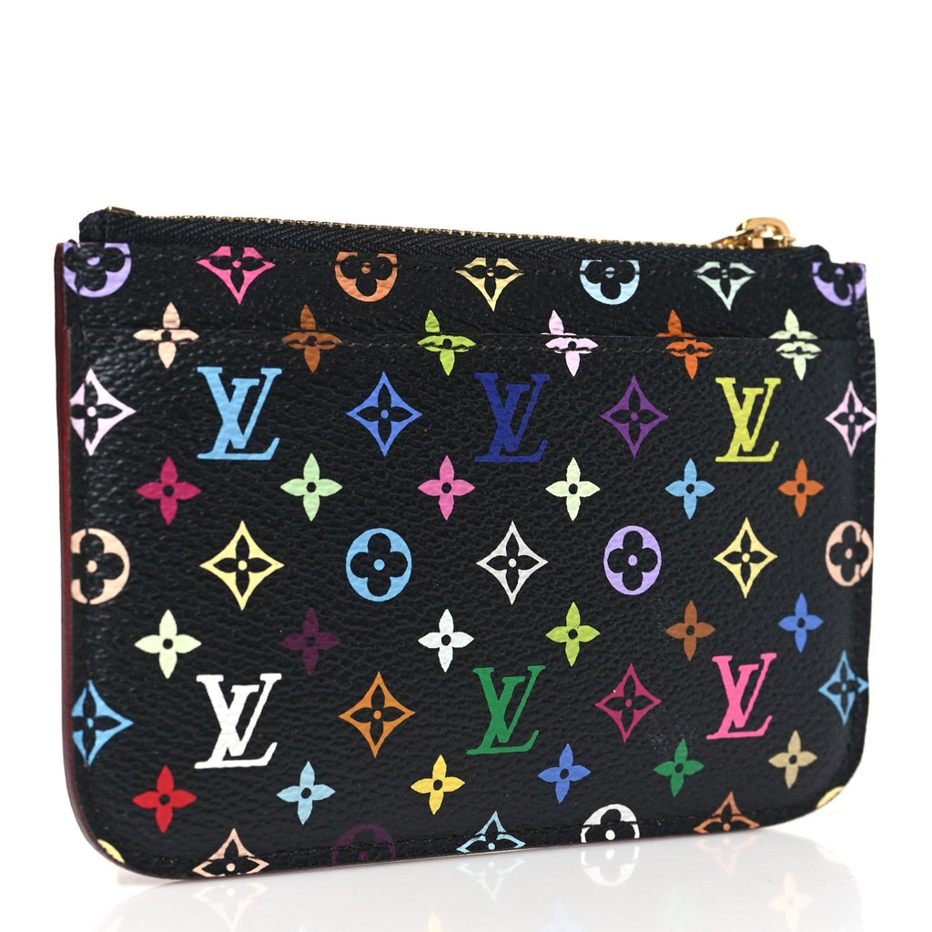 Monogram Multicolor Key Pouch Black Grenade