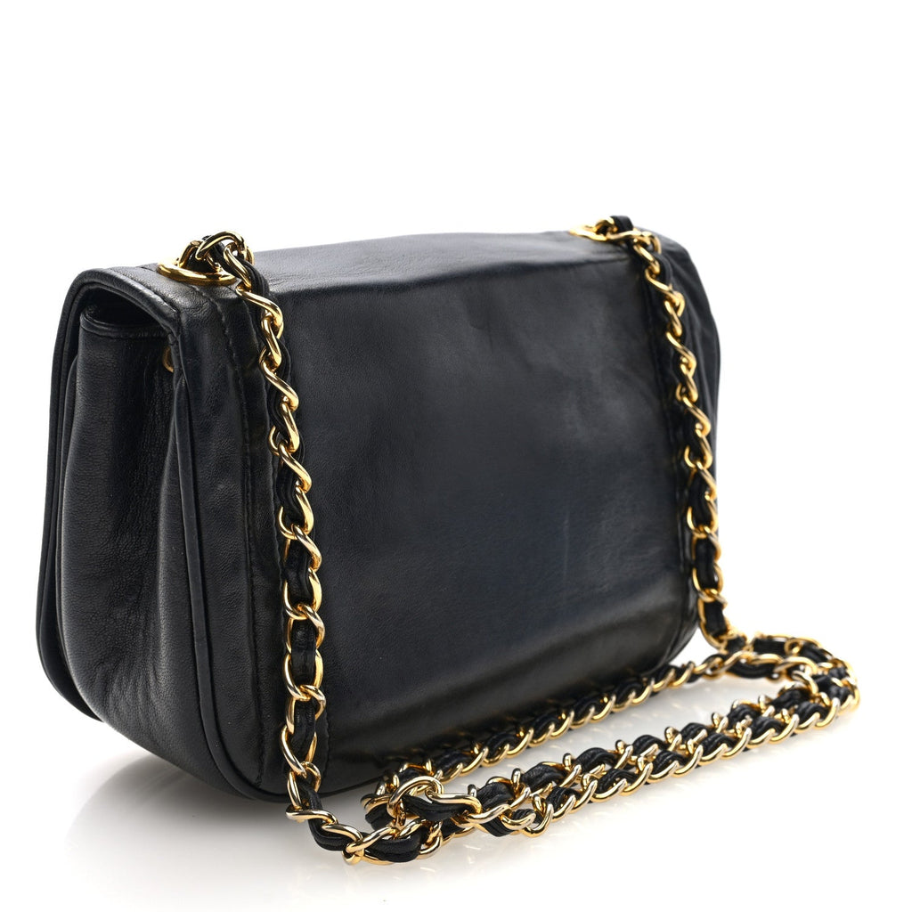 Lambskin Mini CC Timeless Flap Black