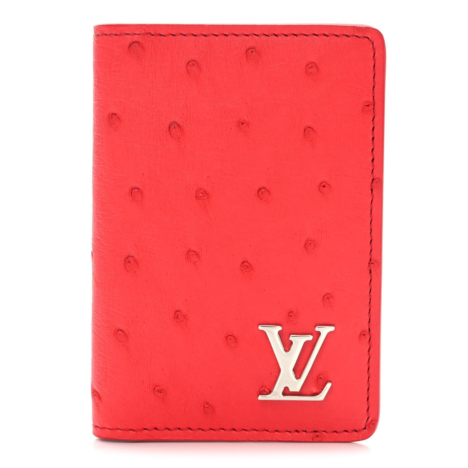 Ostrich Pocket Organizer Rouge