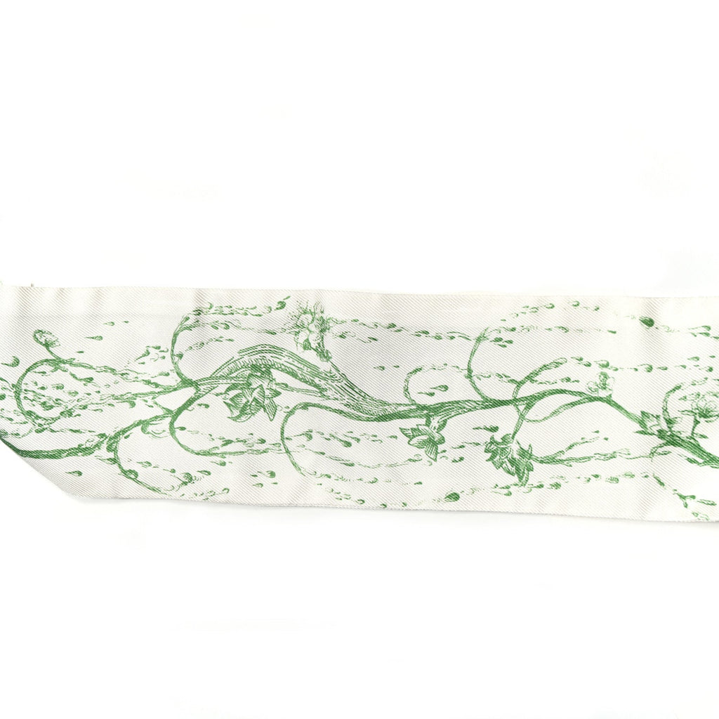 Silk ABCDior "P" Mitzah Scarf Vert