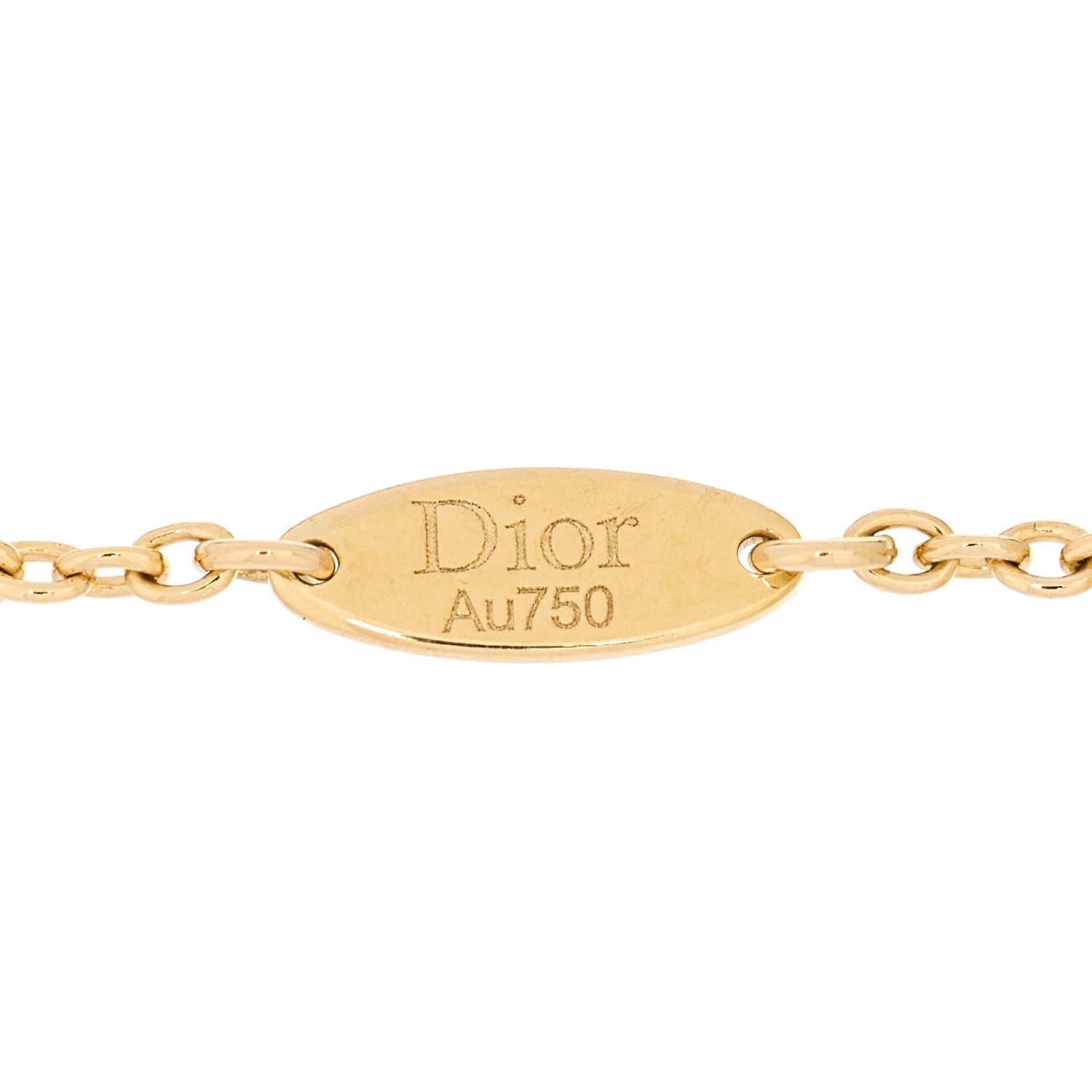 18K Yellow Gold Diamond Mother of Pearl Rose Des Vents Bracelet