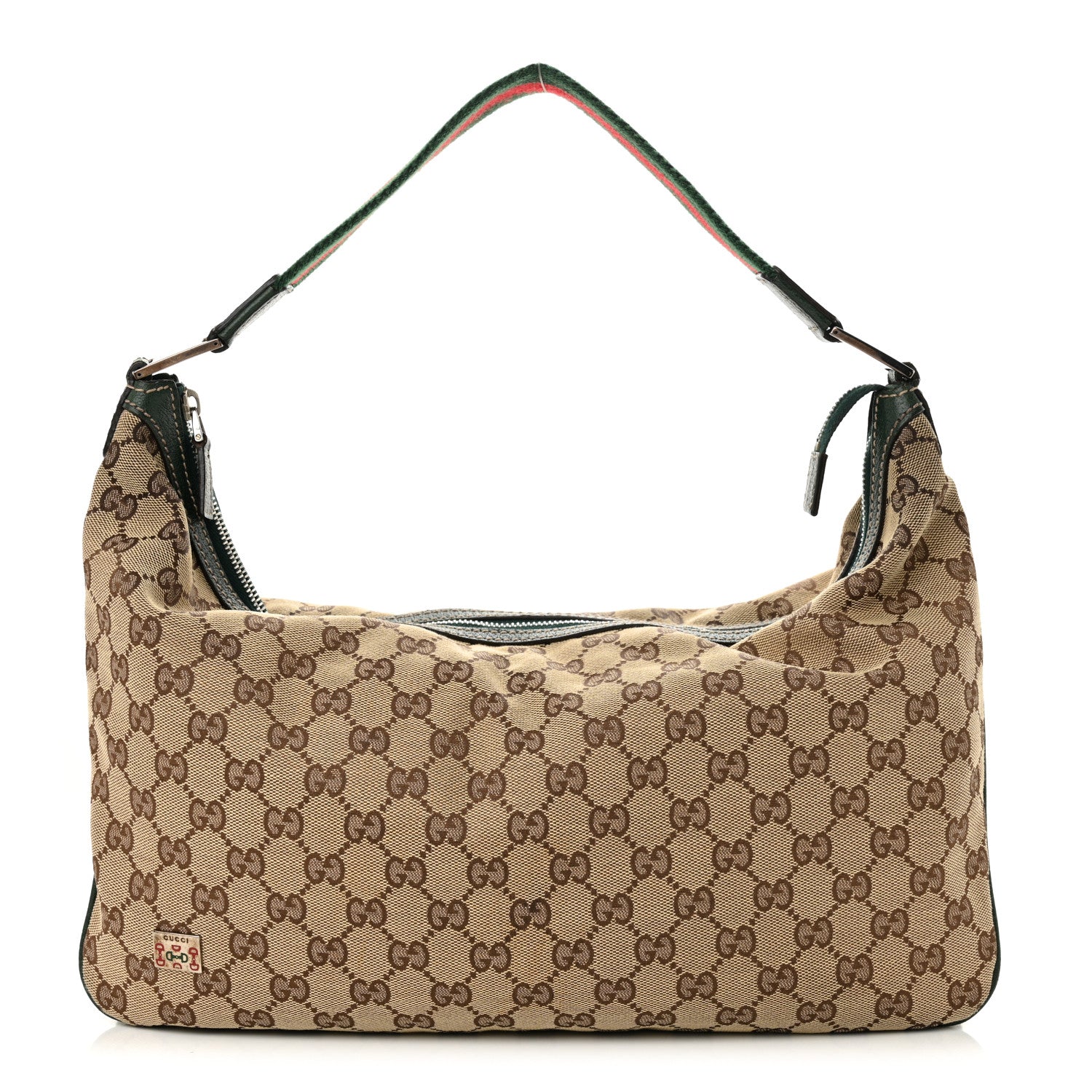 Monogram Medium Pop Hobo Green