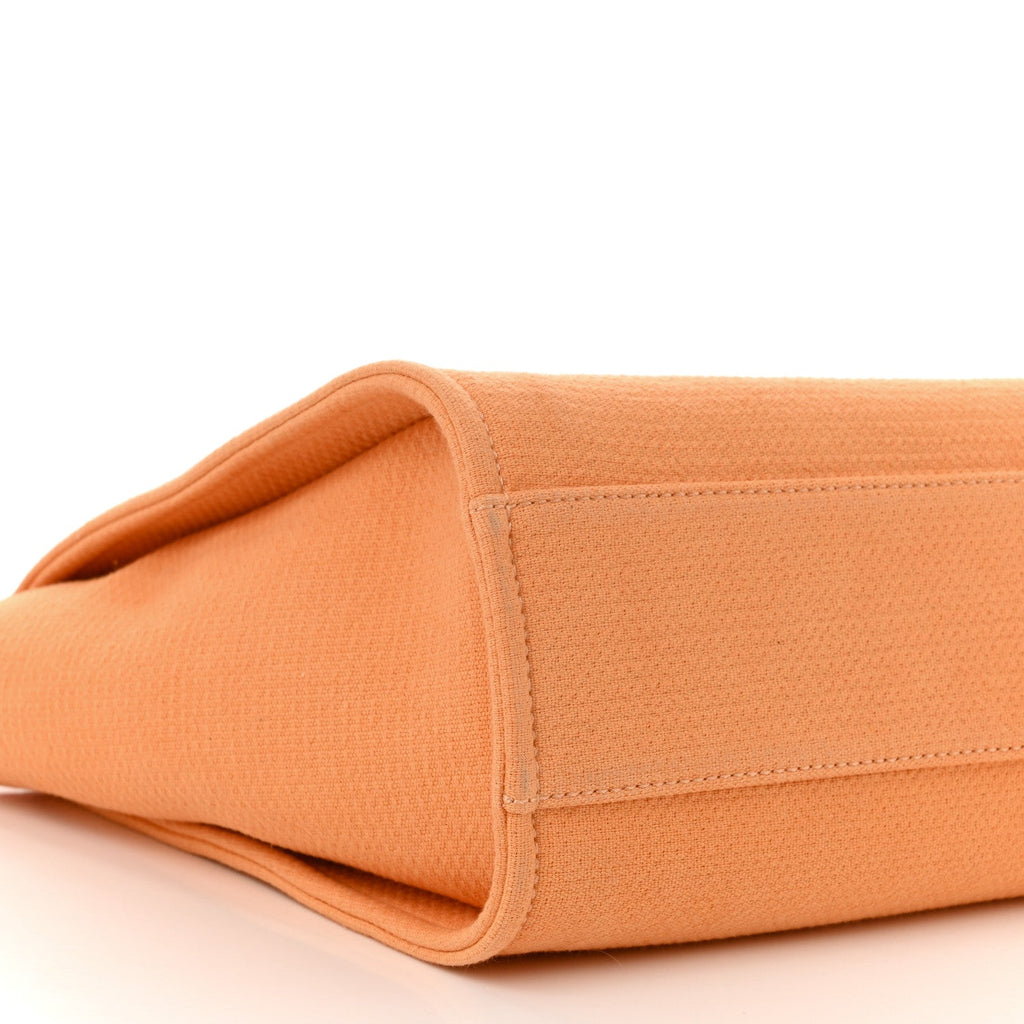 Canvas Small Deauville Tote Light Orange
