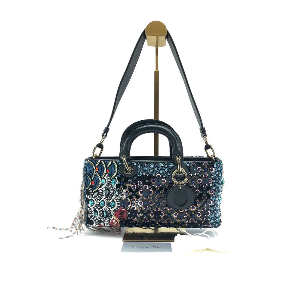 Dior Lady Dior Sequin Shoulder Bag Limited
