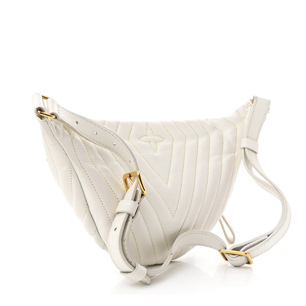 Calfskin New Wave Bumbag Snow