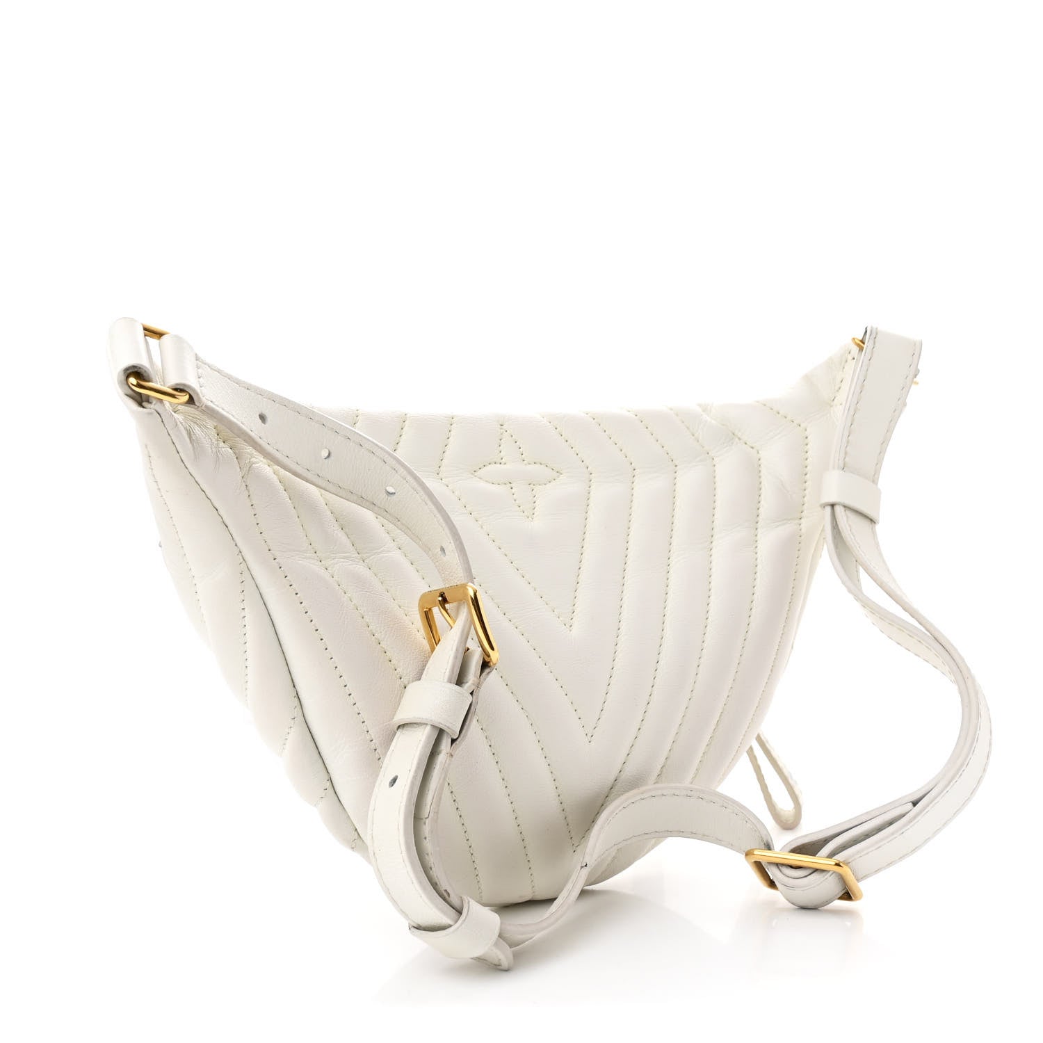 Calfskin New Wave Bumbag Snow
