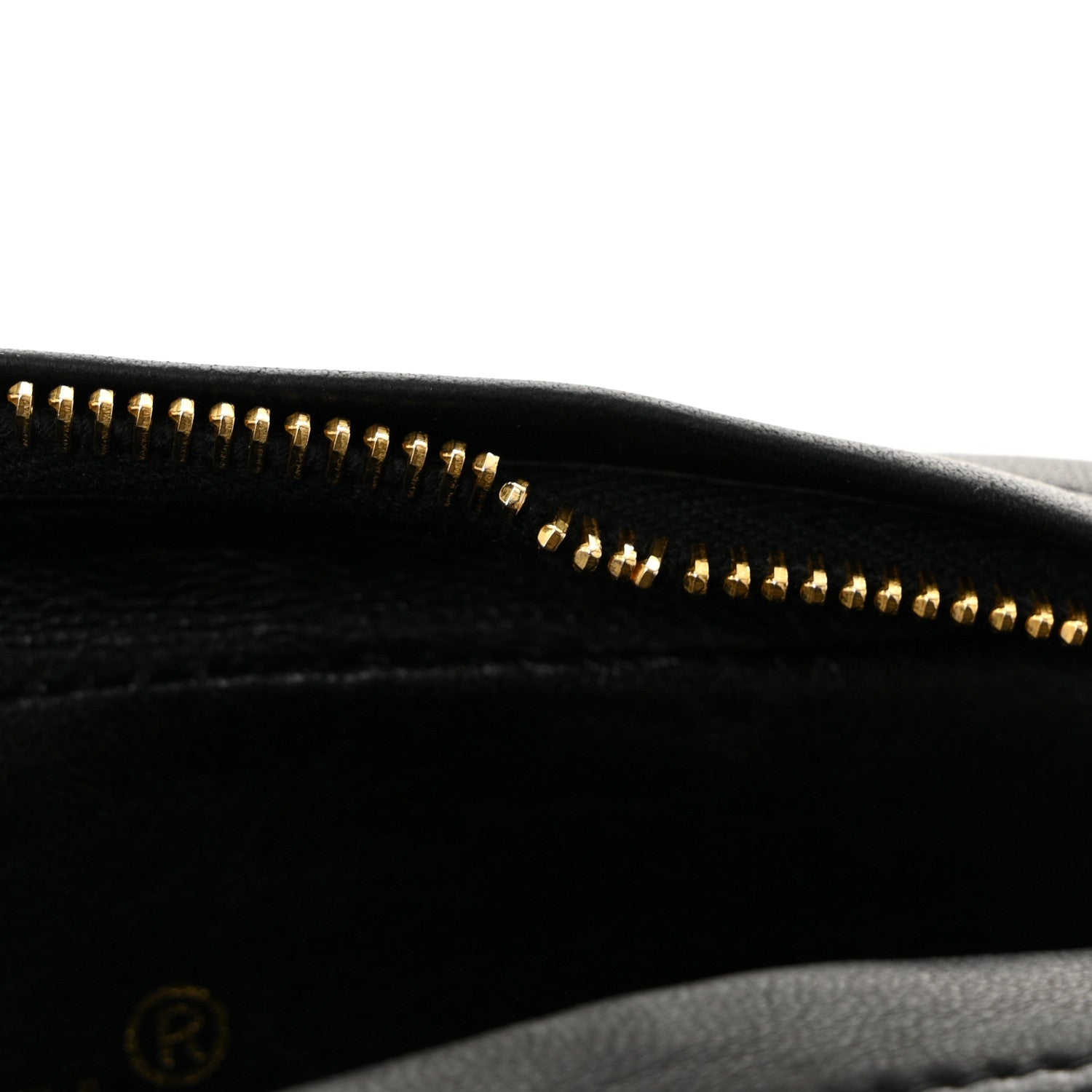Lambskin Quilted Tassel Flap Camera Case Black
